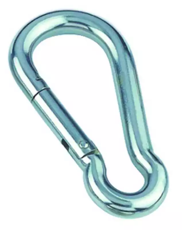 Mousqueton inox sans oeil diamètre 6mm Longueur 60mm
