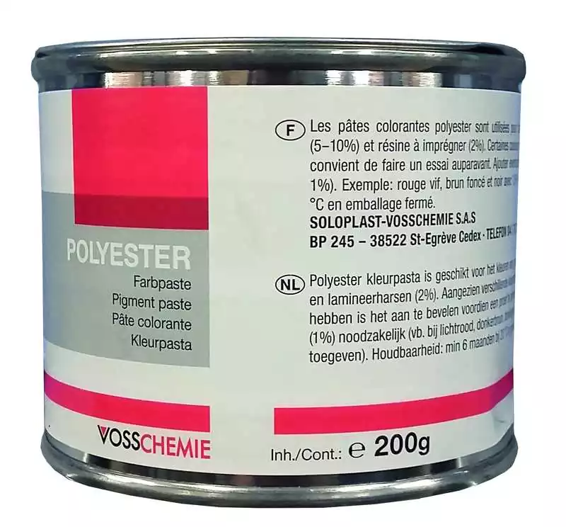 Pâte colorante NOIRE 200GR spécial polyester RAL9005