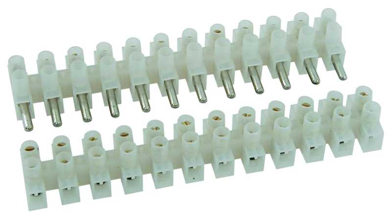 Barrette de 12 connecteurs brochables 4mm²