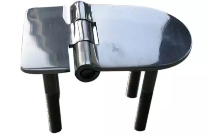 Charnière de pont inox 316 90x60mm 4 inserts M8