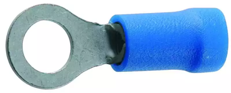 10 Cosses à oeil diamètre 4mm bleu à sertir