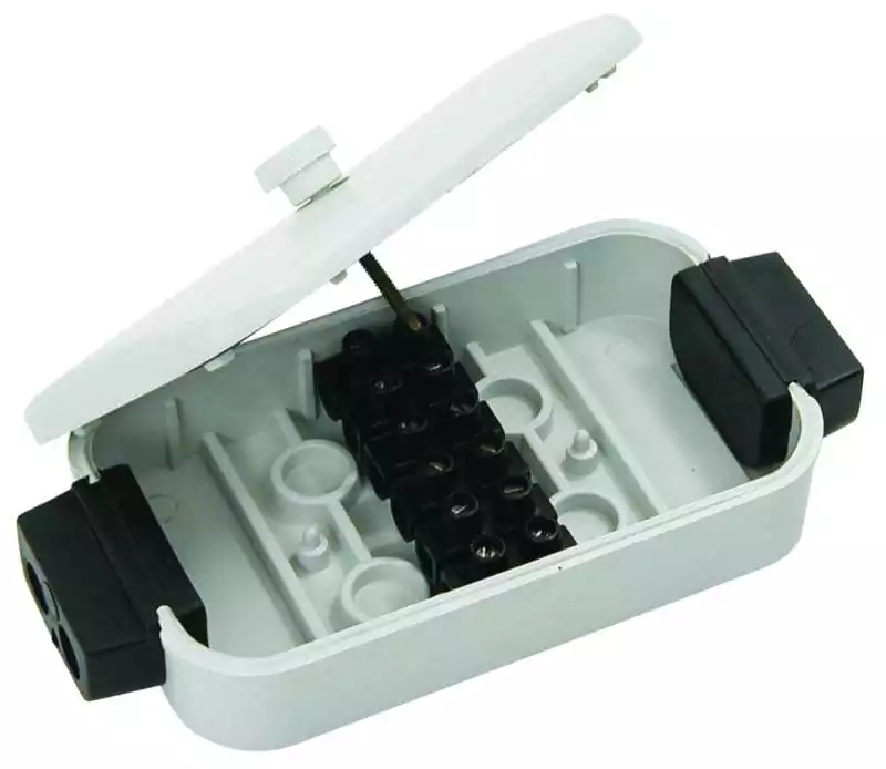 Boitier de connexion étanche jusqu'à 10mm connecteur intégré