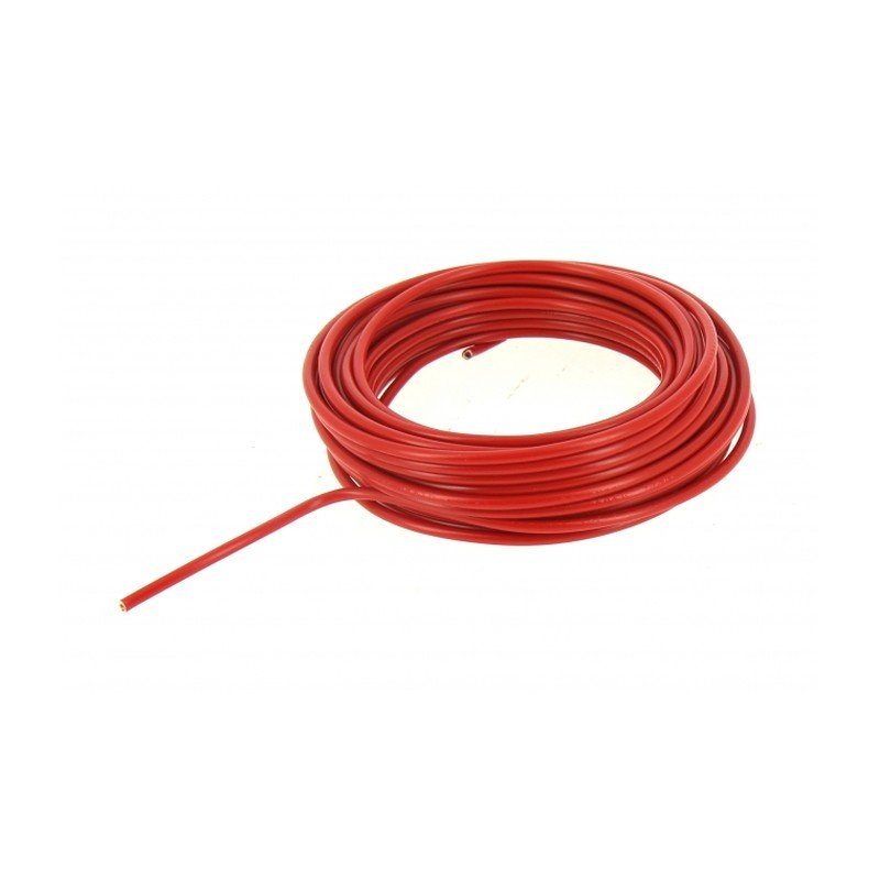 10M Cable électrique H07V-K 6mm2 rouge