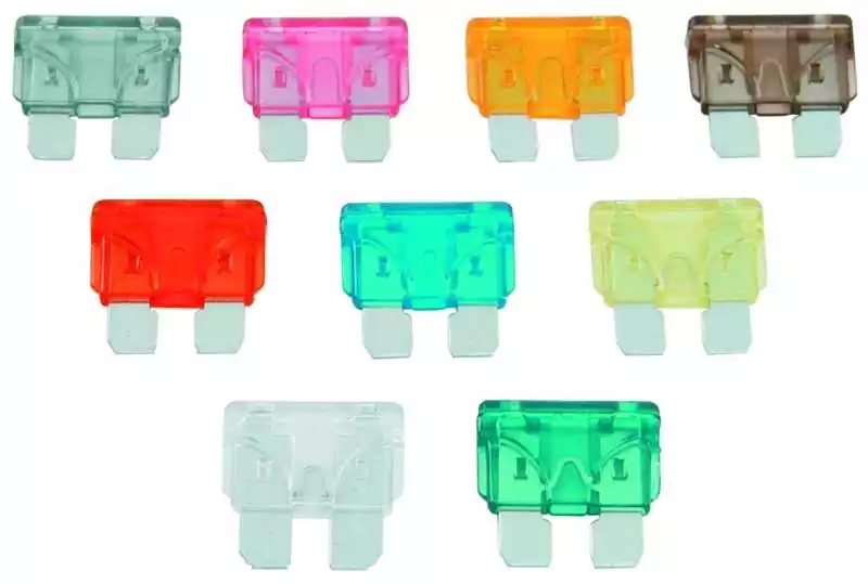 3 Fusibles enfichables 7,5A Clips zinc 6,35 mm 6 à 32 V