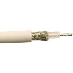 Cable coaxial VHF RG 58 AU 50m tresse de masse en cuivre