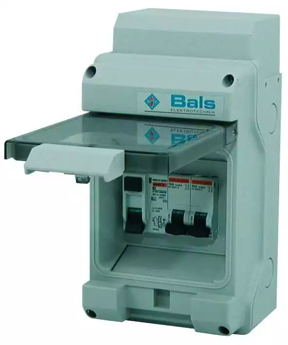 Tableau d'alimentation 230V complet IP 65 coupure 4500A prêt à brancher
