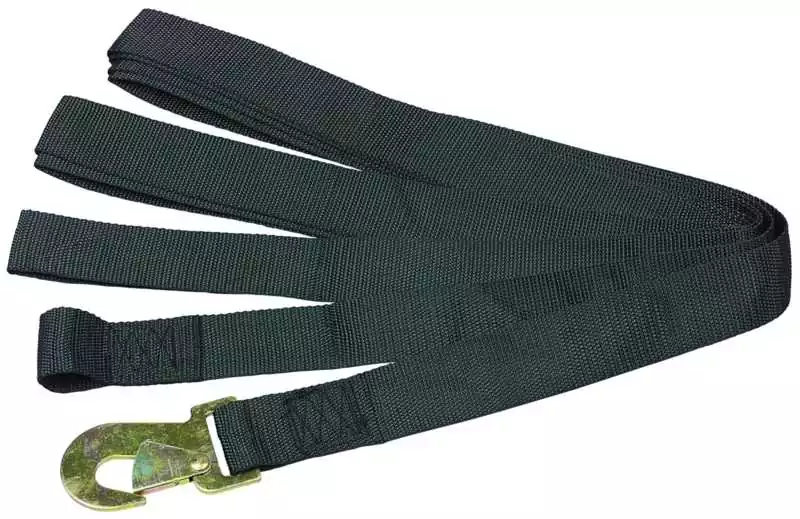 Sangle de traction noire Longueur 4,5M tous modèles de treuil