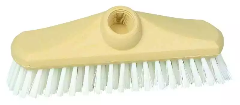 Brosse Lave-pont beige poils durs Largeur 22cm