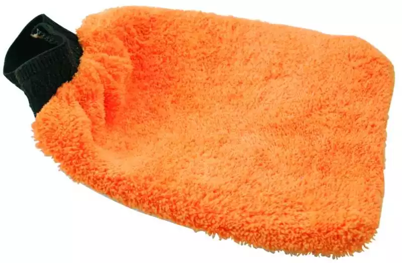 Gant de lavage microfibre avec côté filet