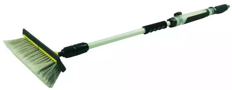 Brosse de lavage luxe télescopique avec réservoir distributeur de shampooing
