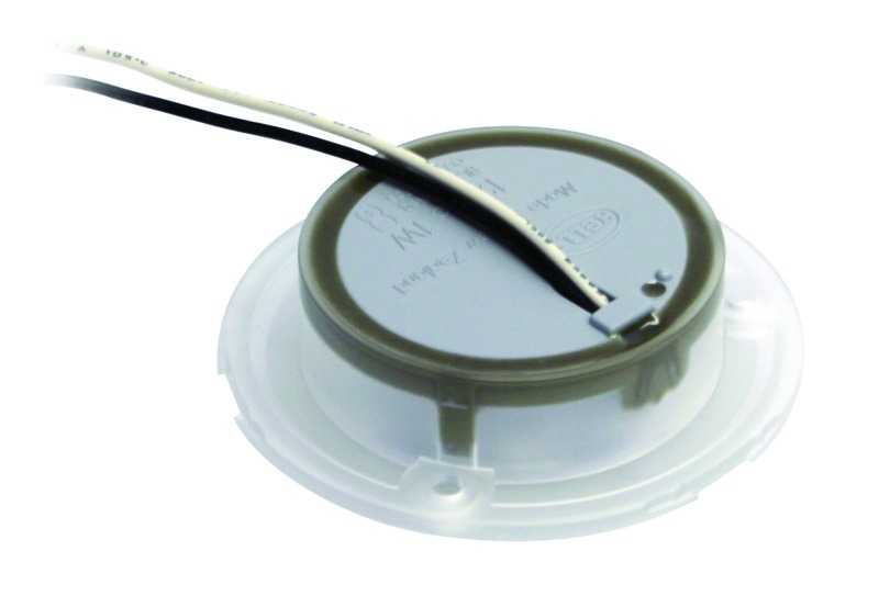 Plafonnier LED ronde courtoisie éclairage blanc 12V inox poli