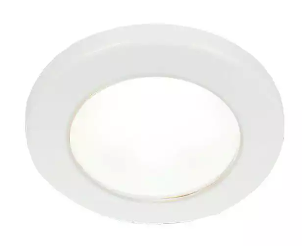 Plafonnier EUROLed 75 à visser blanc éclairage blanc chaud 24V