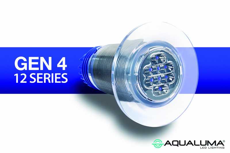 Projecteur sous-marin LED série 12 Gen IV éclairage bleu