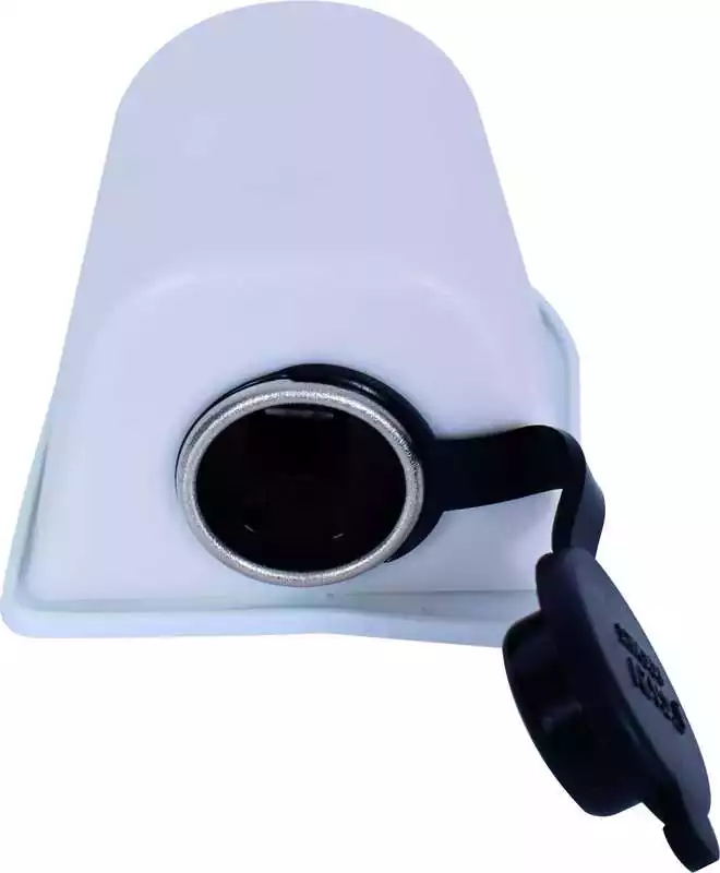 Prise allume cigare 12V blanche installation en saillie