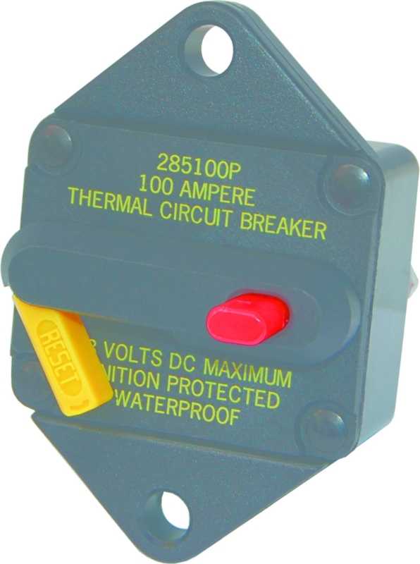 Disjoncteur thermique série 285 80A unipolaire encastrable