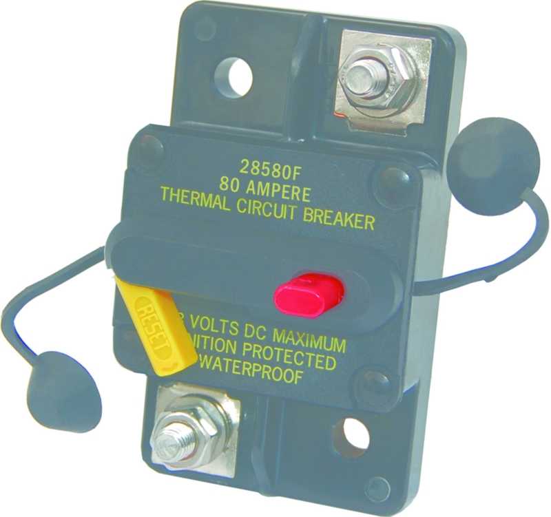 Disjoncteur thermique série 285 50A surface mount unipolaire saillie