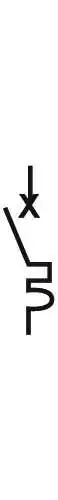 Disjoncteur Serie A Toggle blanc 40A unipolaire magnéto-thermique