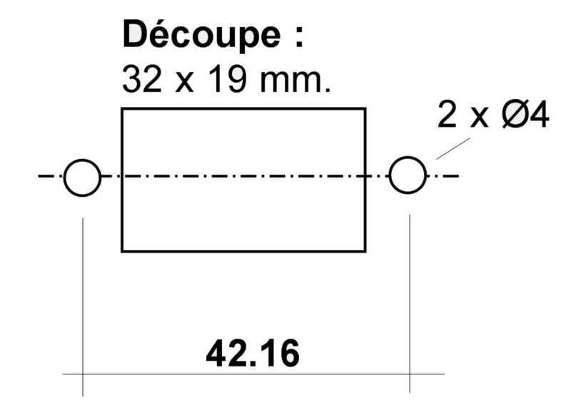 Disjoncteur magnétique Serie A Flatroc 8A unipolaire