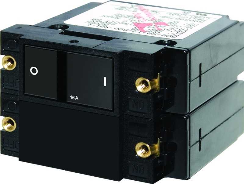 Disjoncteur magnétique Serie A Flatroc 16A bipolaire