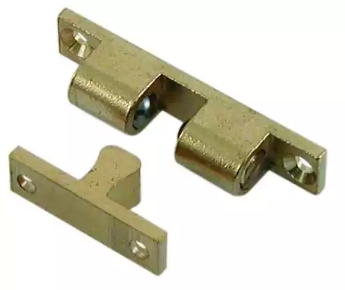 Fermoir à bille laiton Longueur 44mm Largeur 8mm
