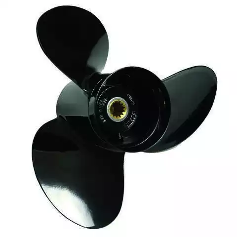 Helice Match alu 15 - 60cv 3 pâles diam 11-3/4X10 rotation R SUZUKI échappement par hélice 13 cannelures