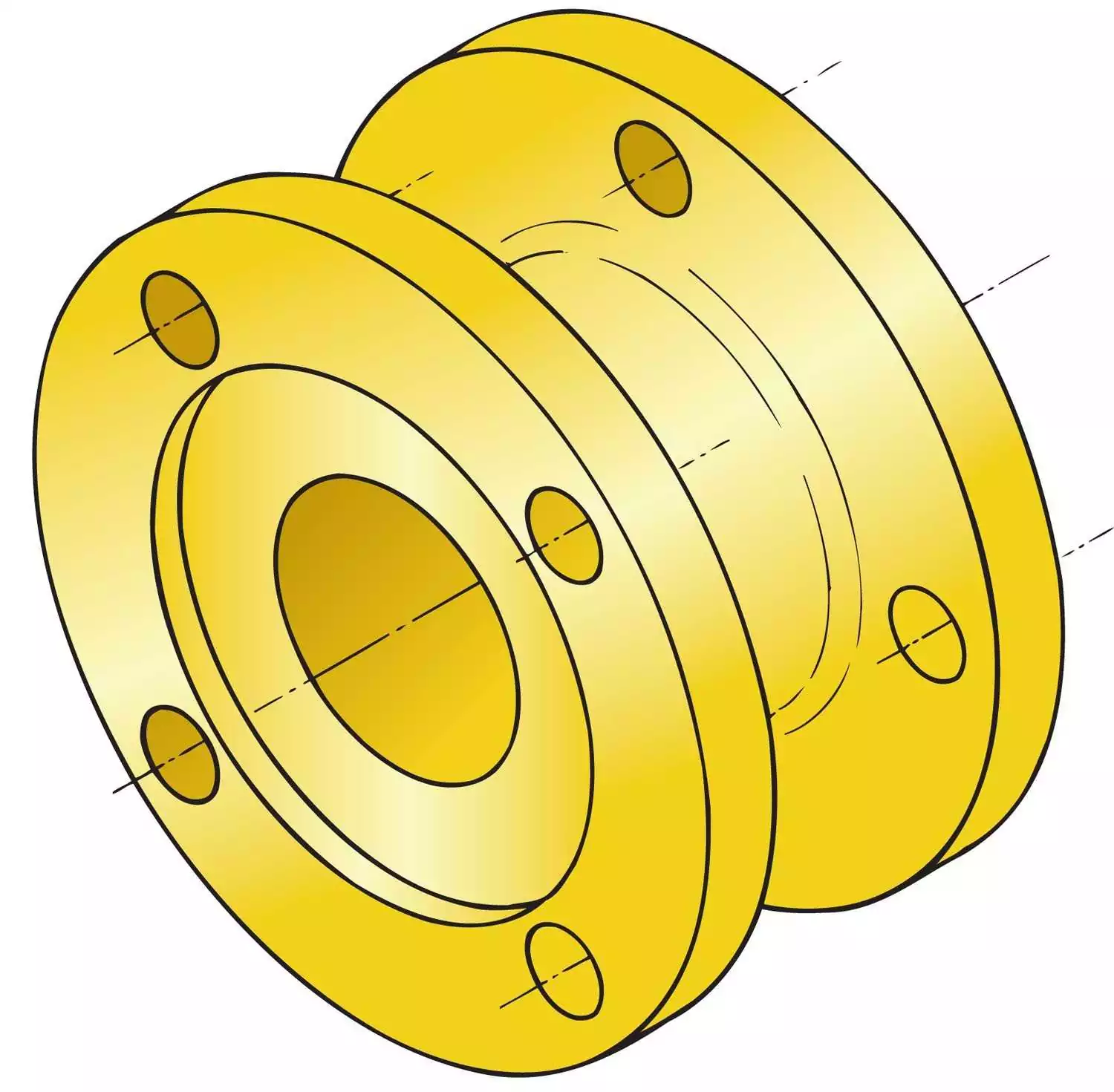 Brides intermédiaires pour Uniflex VOLVO MS2 MS10A/L MS15A/L et MS25A/L