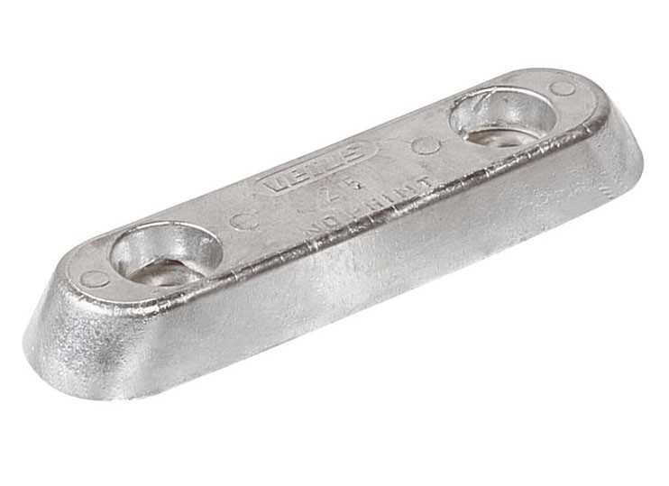 Anode de coque en aluminium type 25 (kit de fixation exclus)