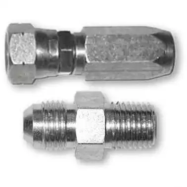 Jeu de raccords droits 1/4" pouces pour tuyau souple diamètre 8 mm