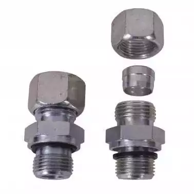Jeu de raccords droits pompe 3/8" pouces pour tuyau rigide diamètre 12 mm
