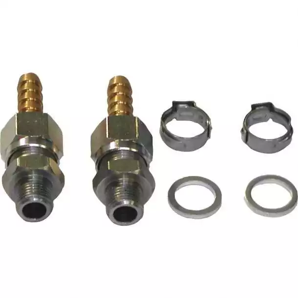 Jeu de raccords coudés tuyau souple 1/8 BSPP diamètre 6 mm pompe 201 HB