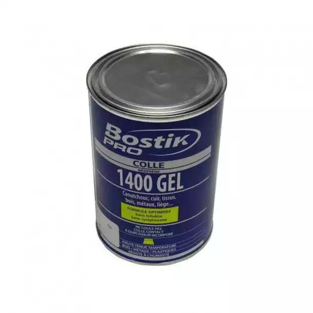 Colle contact néoprène gel 1400 Boîte de 5 litre collage tous matériaux