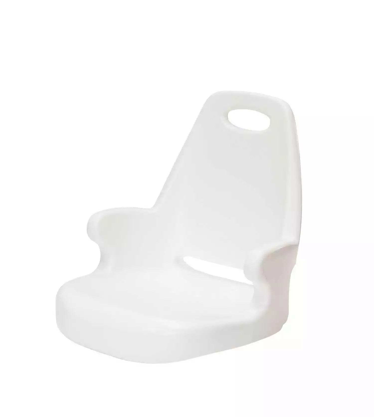 CAPTAIN siege blanc sans coussins amovibles à choisir séparement