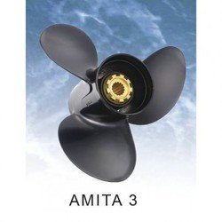 Hélice Amita 3 pales Suzuki diamètre 9,25x9 Rotation R