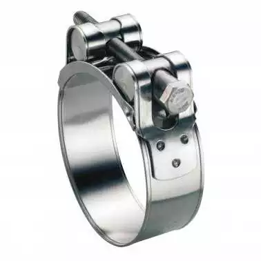 5 Colliers à tourillon 140-148mm inox 304 Largeur 26mm