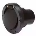 Sortie d'echappement plastique avec clapet 75mm