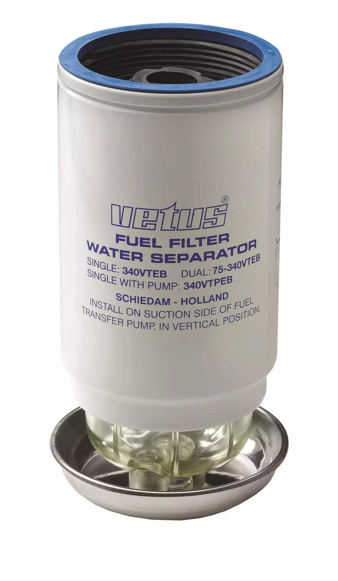 Elément filtrant CE/ABYC 10 microns débit 380 L/H Bleu