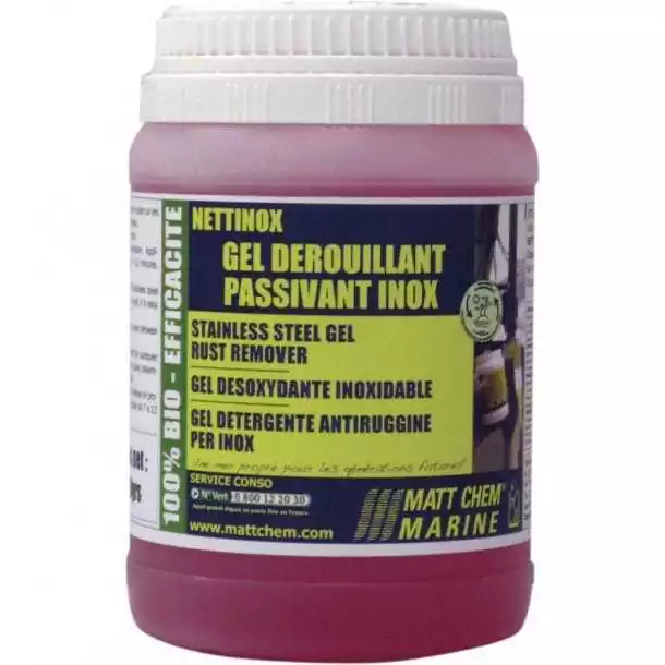 Nettinox dérouillant gel 250mL anti rouille