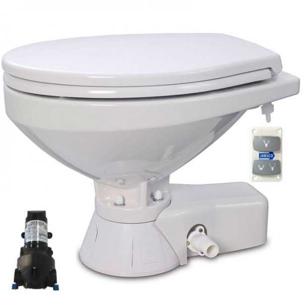 WC électrique Quiet Flush regular 12V + pompe + soft Close