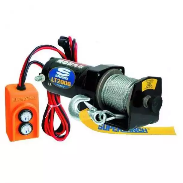 Treuil électrique LT2000 907kg 12V câble en acier