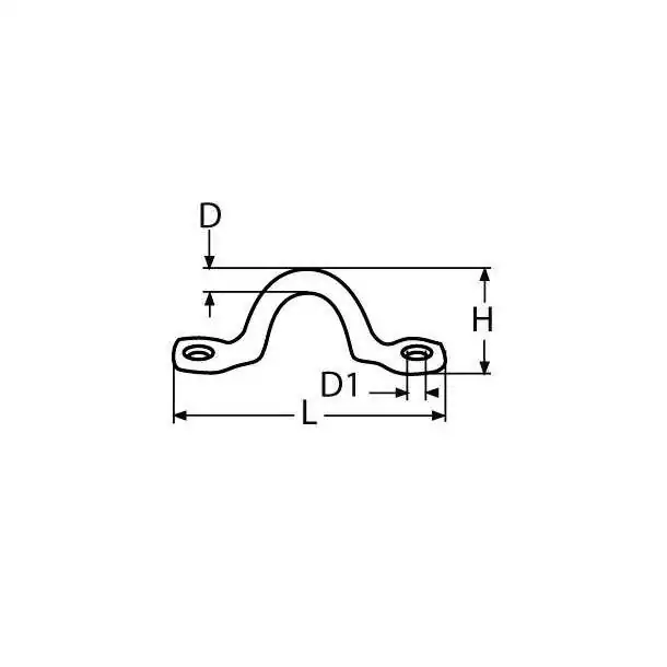 1 Pontet A2 diamètre 8mm x 63mm
