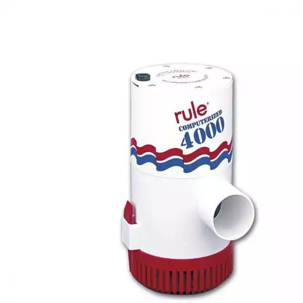 Pompe de cale immergeable Rule 4000 24V Débit 252 L/min 15A Pompe de cale immergeable Rule 4000 24V Débit 252 L/min 15A