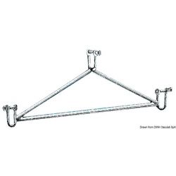 Palonnier inox pour support passerelle Largeur 50cm