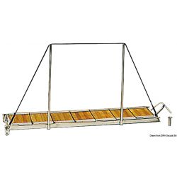 Passerelle échelle en inox Longueur 1,5M Largeur 35cm