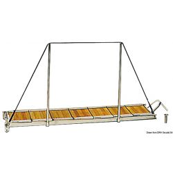 Passerelle échelle en inox Longueur 1,5M Largeur 35cm