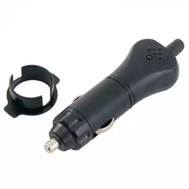 Fiche mâle 12V avec protection fusible allume cigare Sans fusible pour 32mm x diamètre 6,3mm