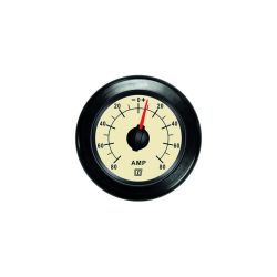 Amperemetre beige 12/24v (+/- 150A) trou d'encastrement 52mm