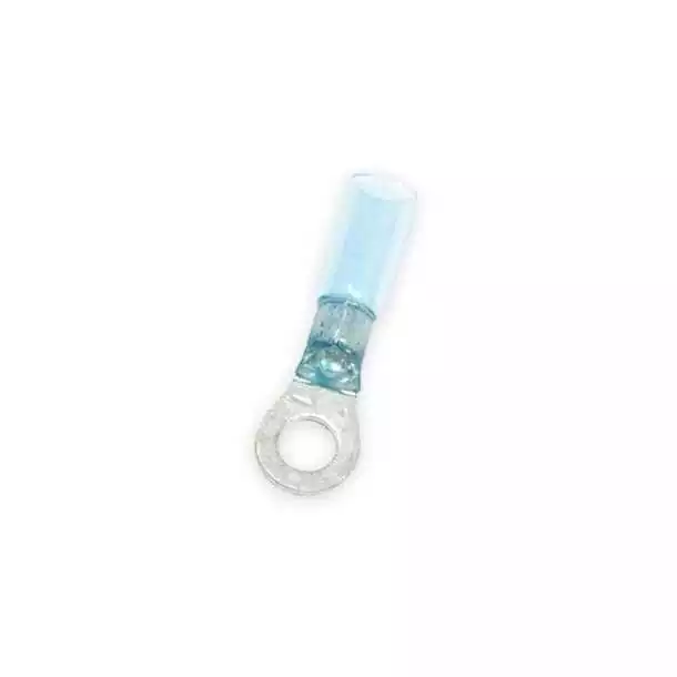 100 Cosses anneau bleu diamètre 10mm thermorétractables câble 1,5-2,5mm²
