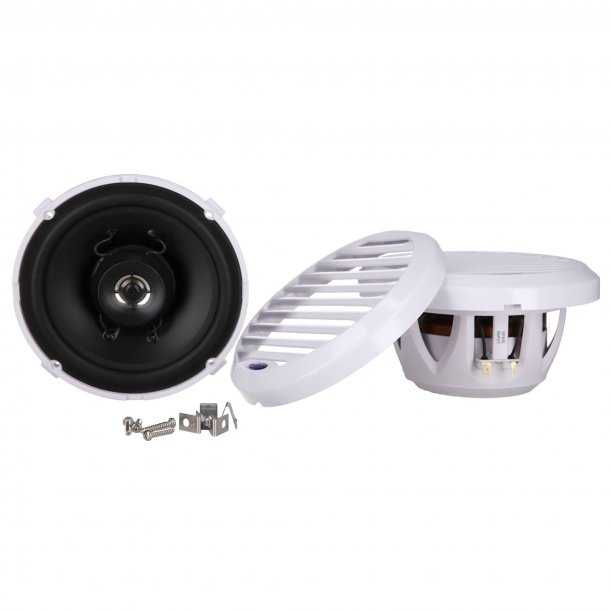 Haut parleur Pro blanc 165mm étanche 30W la paire