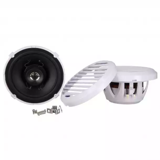 Haut parleur Pro blanc 165mm étanche 30W la paire