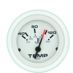 Thermomètre eau 120-140F Affichage 40 - 120°C Blanc Taille 52mm